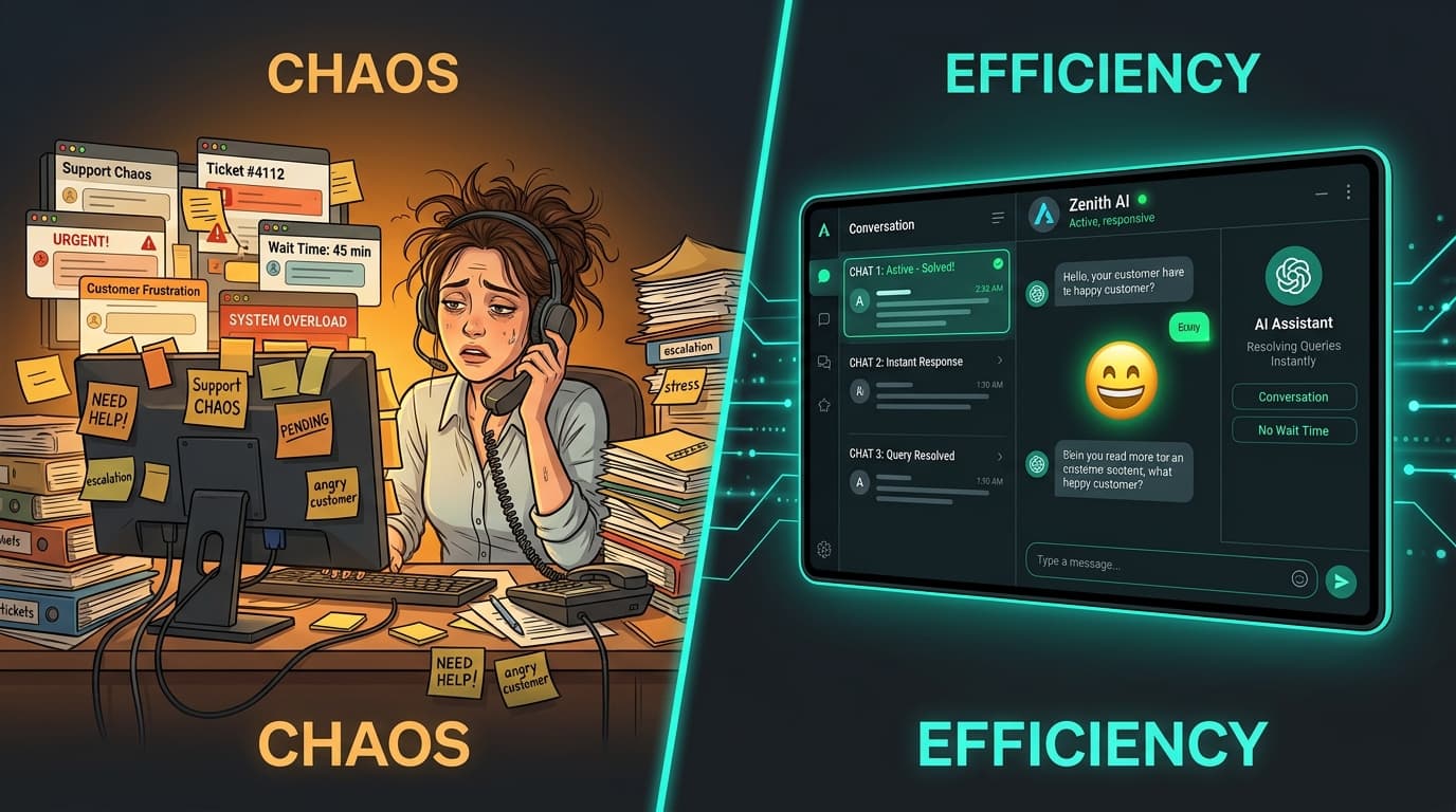 เปรียบเทียบต้นทุน Human Support vs AI Chatbot