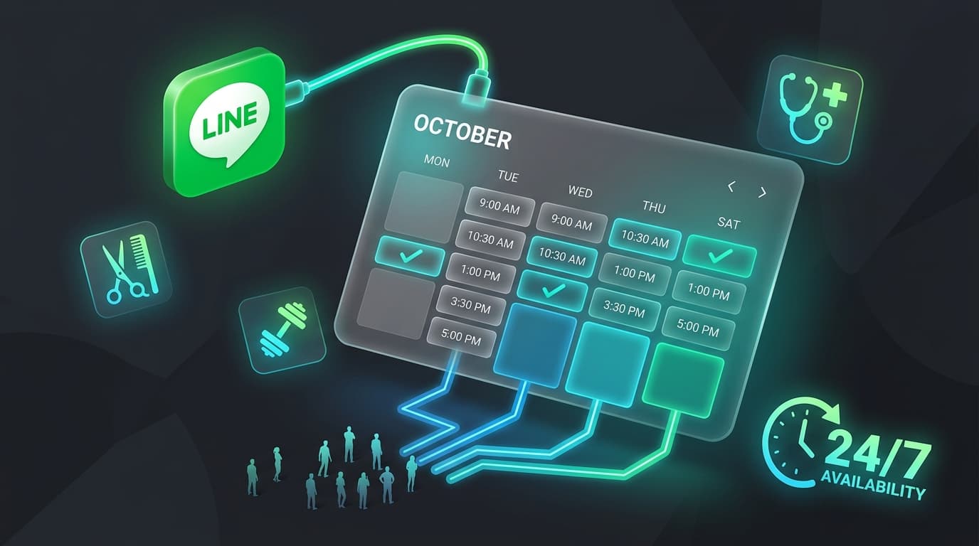 ระบบจองคิวออนไลน์ผ่าน LINE สำหรับธุรกิจบริการ