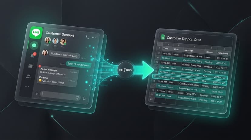 เชื่อม LINE OA กับ Google Sheets อัตโนมัติ ด้วย n8n