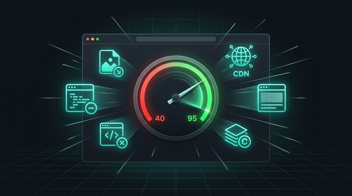 เพิ่มความเร็วเว็บไซต์ — Core Web Vitals Optimization