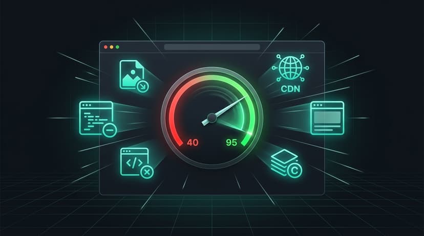 เพิ่มความเร็วเว็บไซต์ — Core Web Vitals Optimization