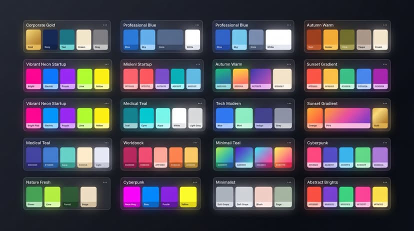 20 beautiful web color palettes for 2026 — CherCode